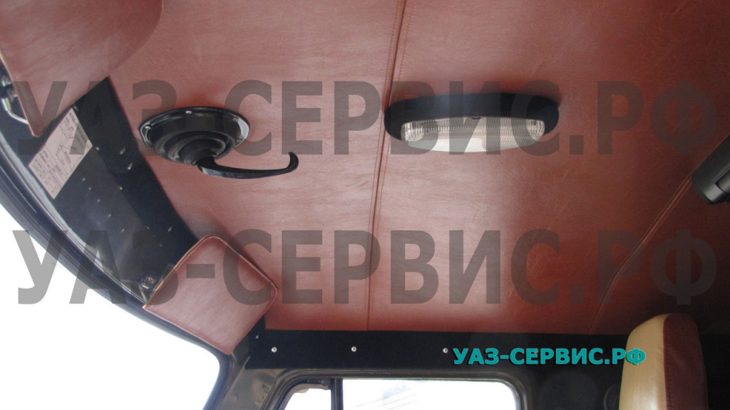 Фара дополнительного освещения на крыше с ручным управлением из кабины УАЗ Буханка